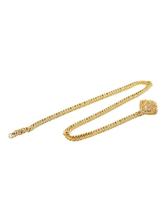 Chanel CC Logo Chain Belt Gold Plated